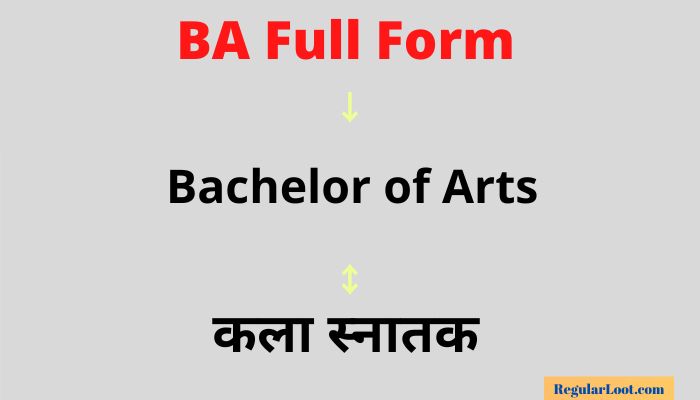 BA क्या होता है? BA का फुल फॉर्म क्या होता है? BA Full Form In Hindi 3