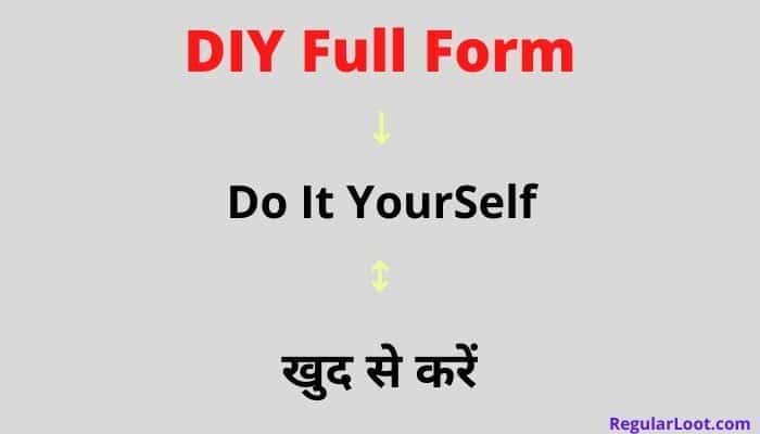 Diy Full Form